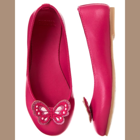 girls pink flats